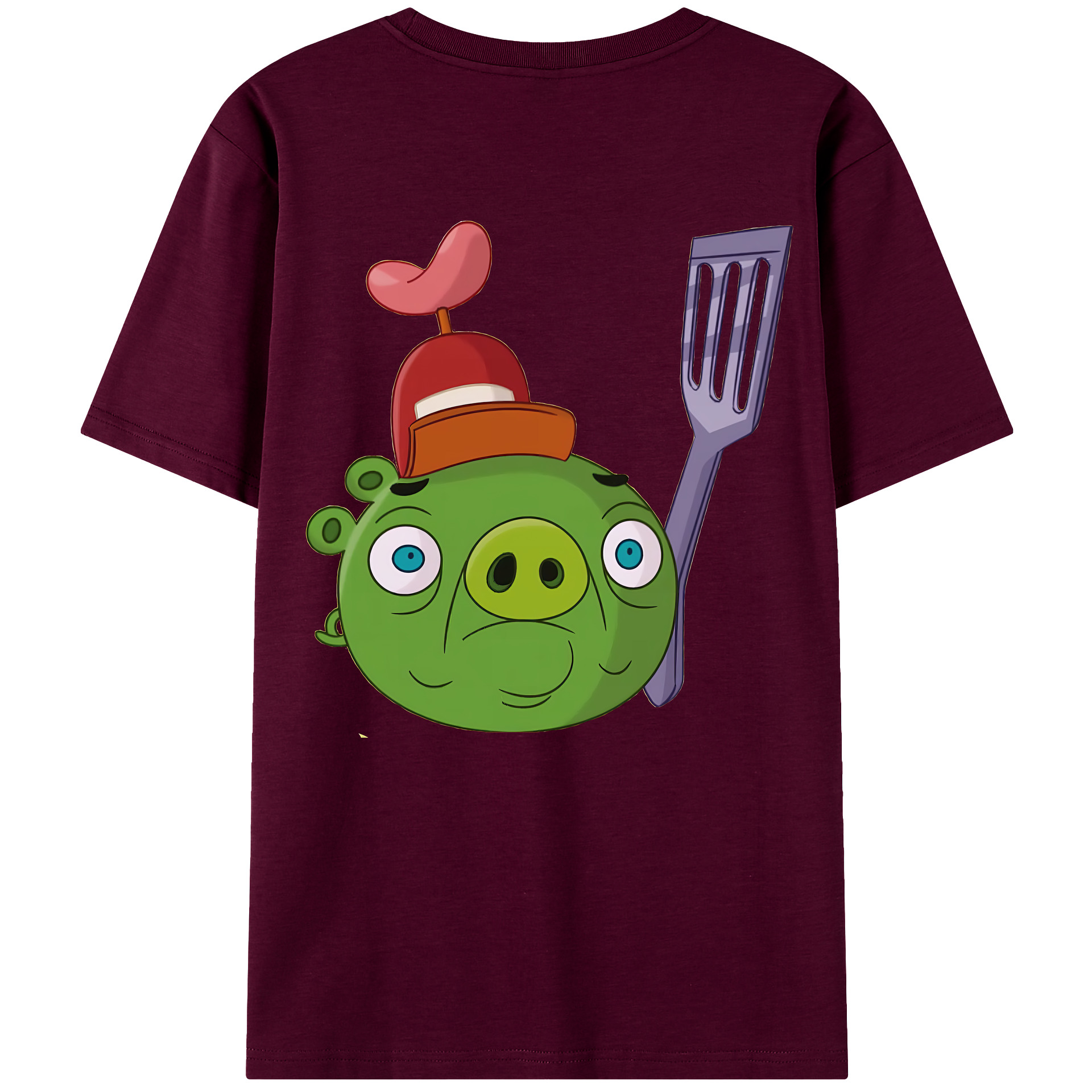 （画像用） Angry Birds アングリーバード レディース半袖Tシャツ(バックプリント)